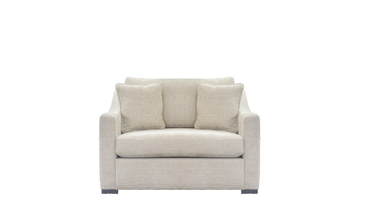 Hudson Love Seat Sofa in Schino - 406496