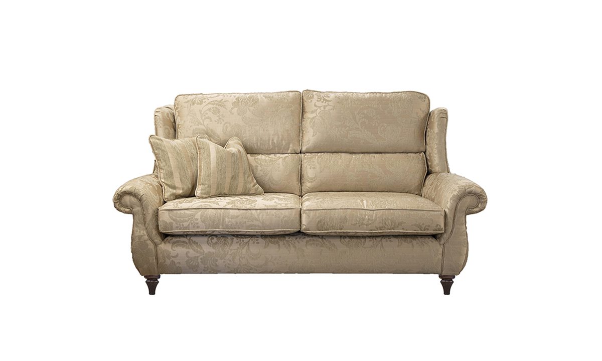 Greville 3 Seater Sofa in Burton Pattern Champagne