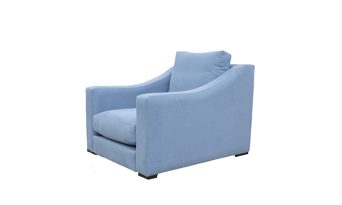 Hudson Chair in Downham French Blue