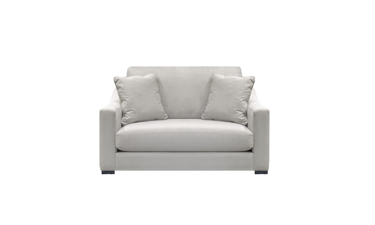 Hudson Love Seat Sofa  in Downham Fossil -  406308