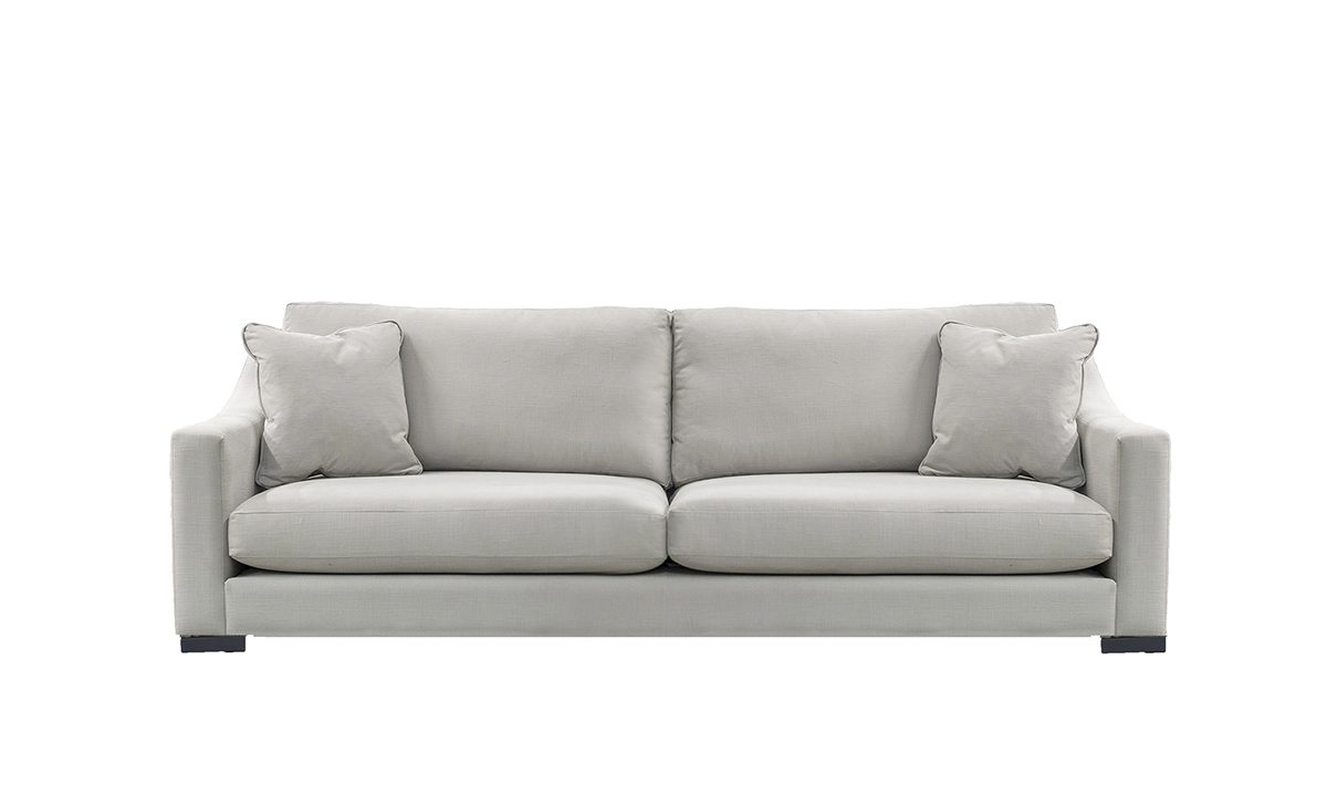 Hudson 3 Seater Sofa in Downham Fossil - 406308