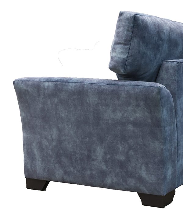 Malton 3 Seater Sofa Back in Lovely Atlantic, Gold Collection Fabric