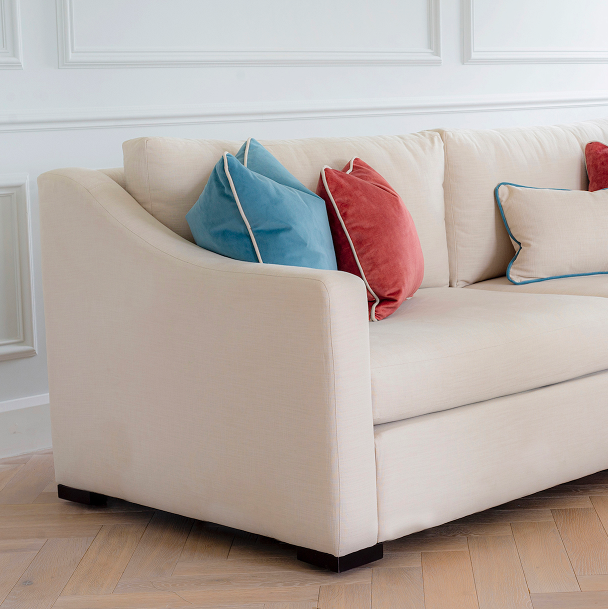 Hudson 2 Seater in Plush Ivory