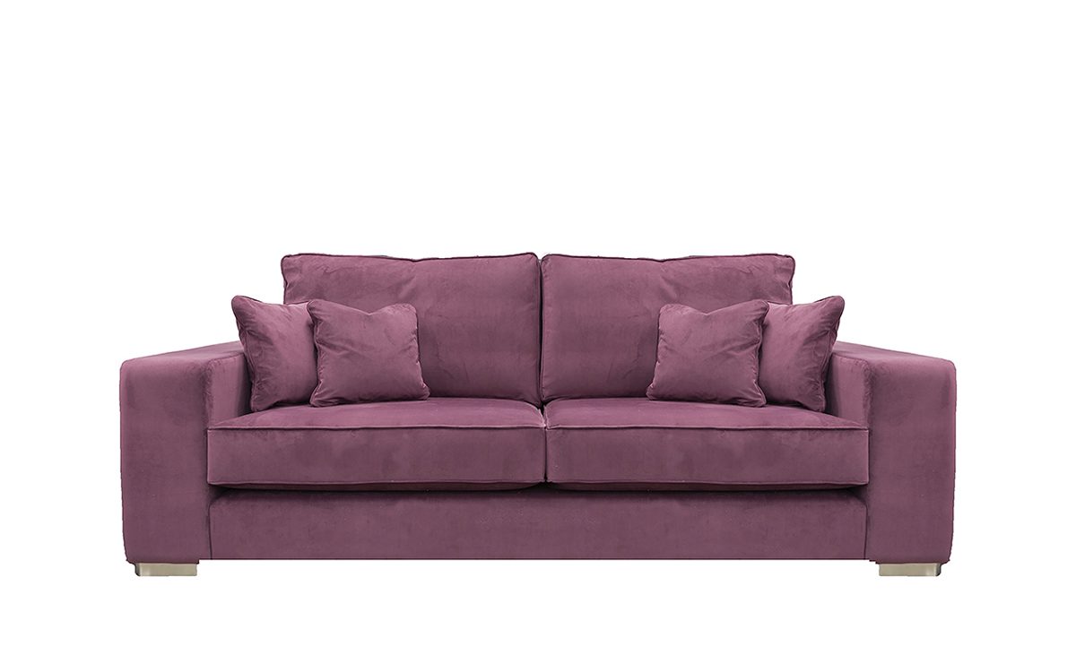 Antonio 2 Seater Sofa in Plush Brinjal