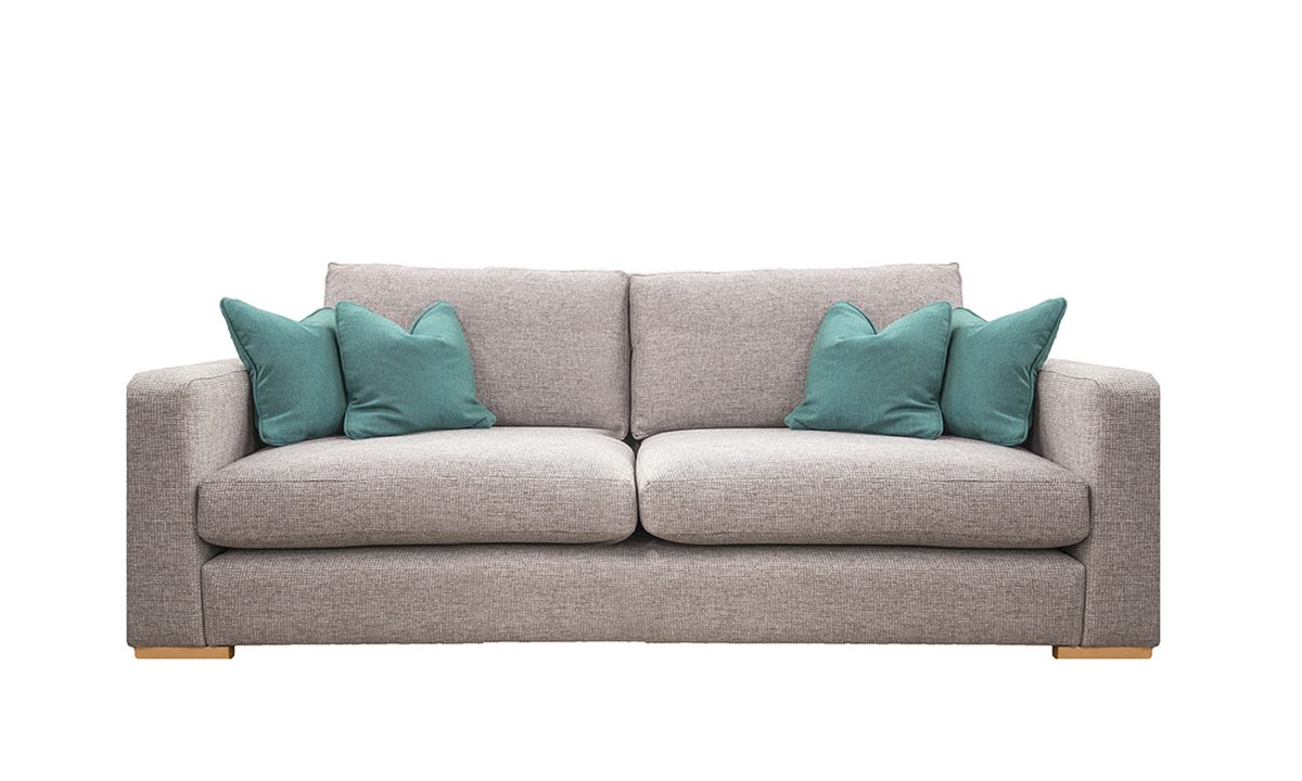 Collins 3 Seater Sofa in Milwaukee Grey