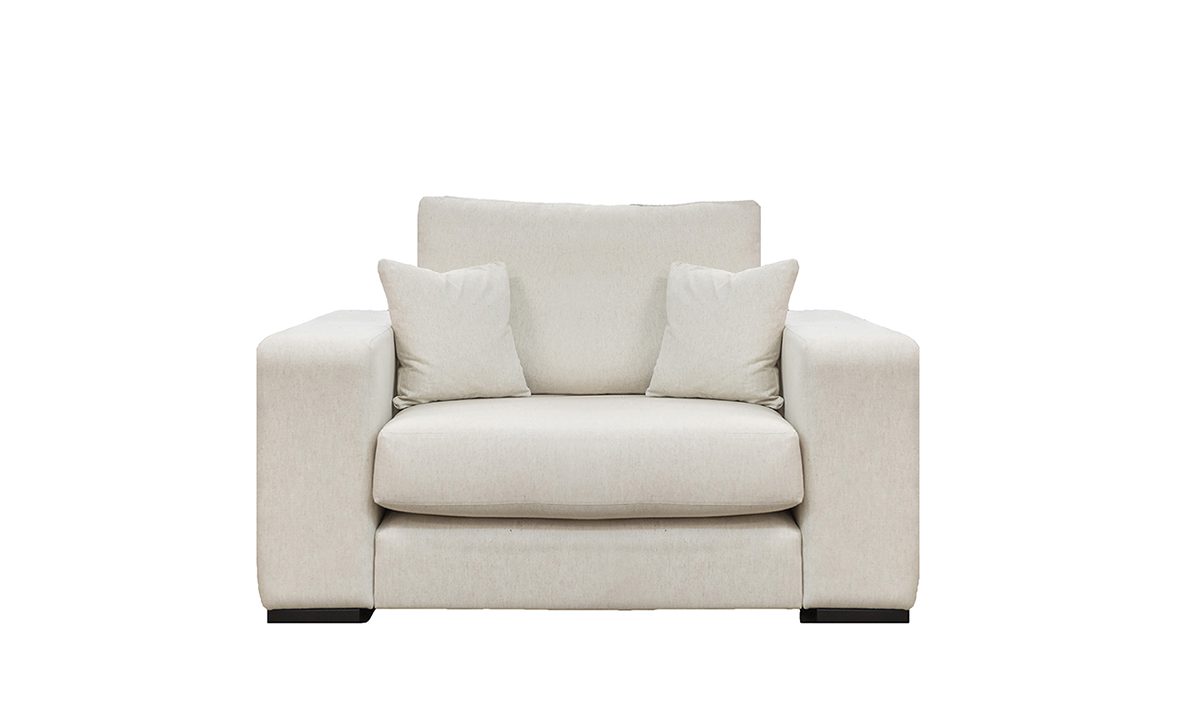 Antonio Love Seat Sofa in Jbrown Costal 030 Cotton