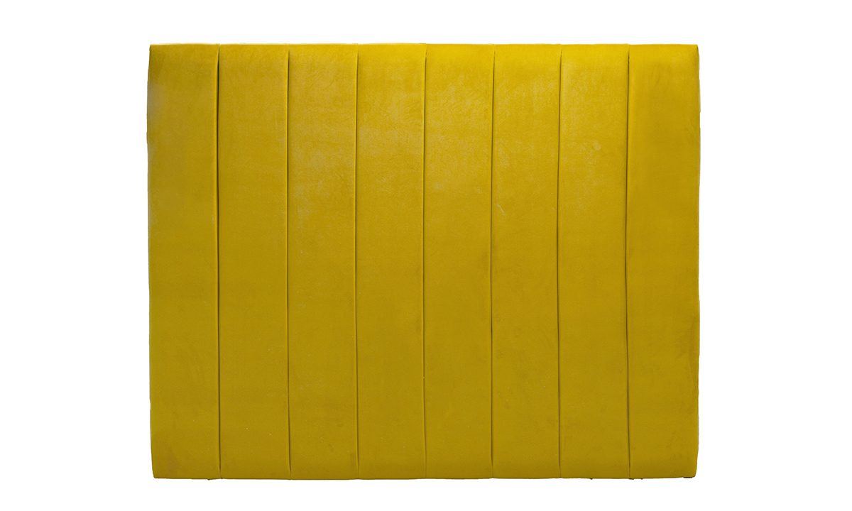 Florida Headboard Plush Turmeric 