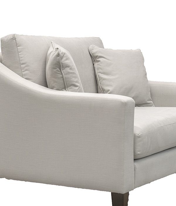 Heidi Love Seat Sofa in Downham Fossil - 406308