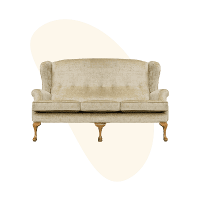 3 Seater Queen Anne