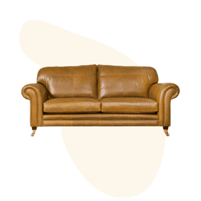 Leather Louis Sofa