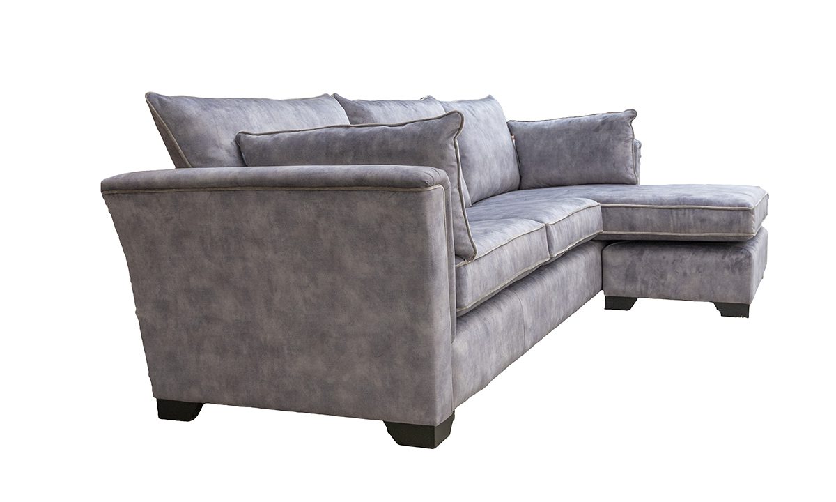 Monroe Chaise End Sofa in Lovely Armour