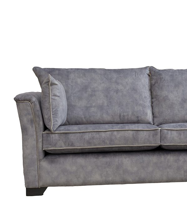 Monroe 3 Seater Chaise End Sofa in Lovely Armour