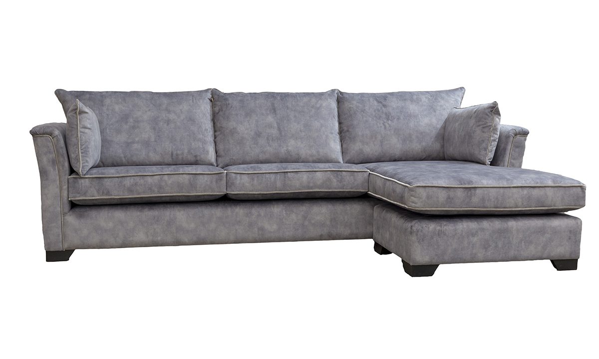 Monroe Chaise End Sofa in Lovely Armour