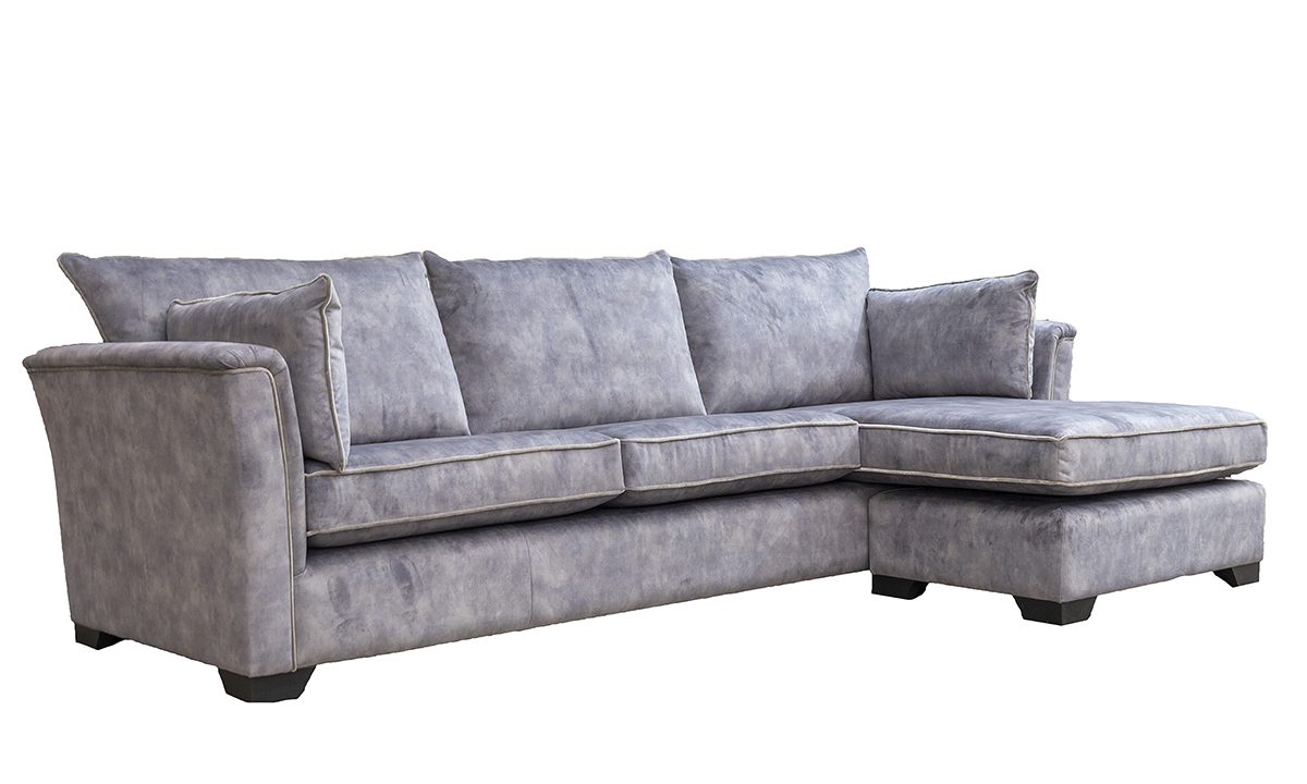 Monroe Chaise End Sofa in Lovely Armour
