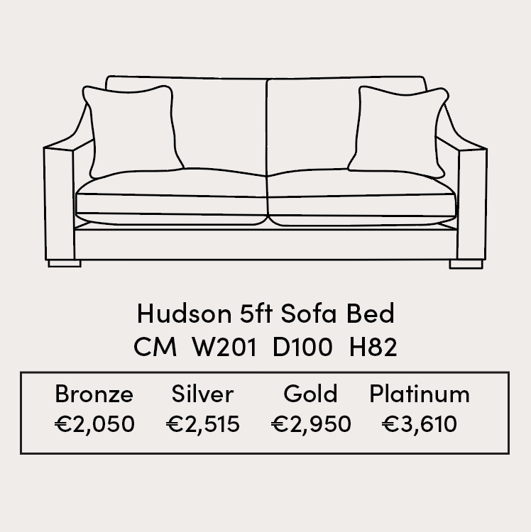 Hudson 5ft Sofa Bed Specification