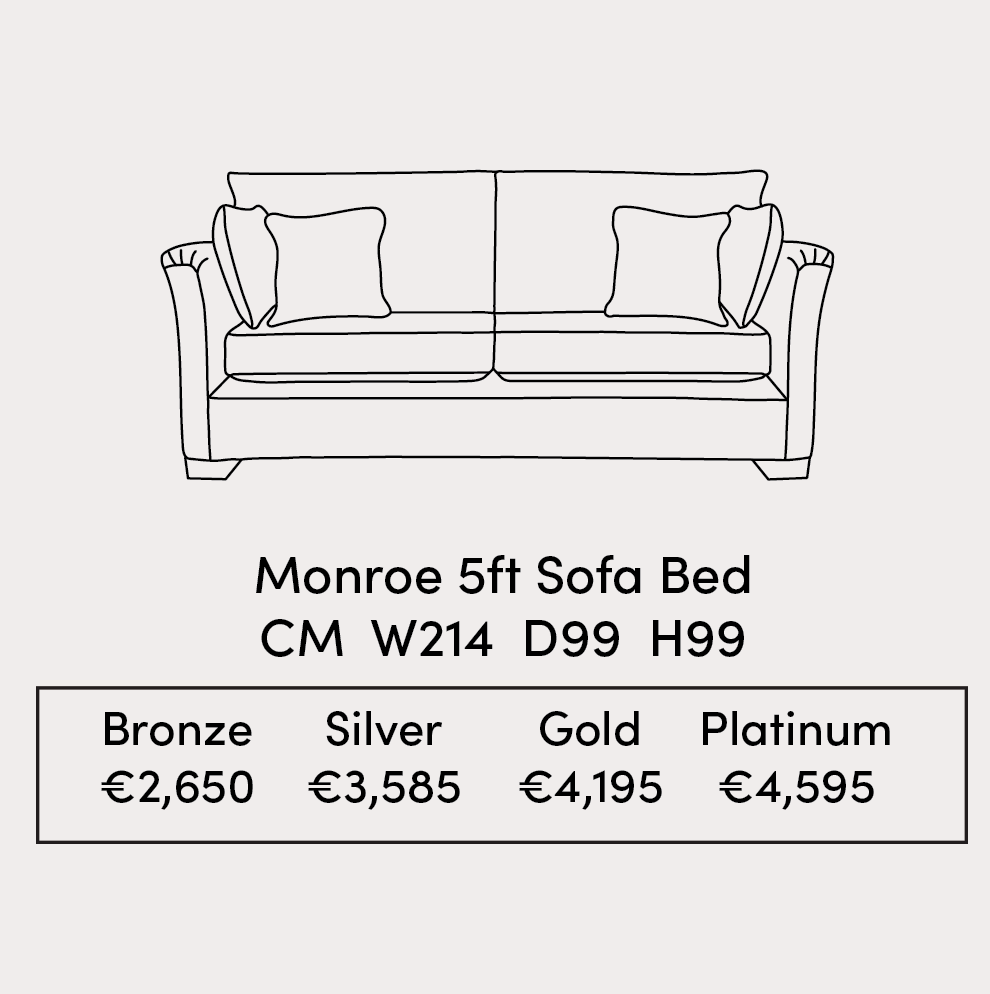 Monroe Sofa Bed 5ft