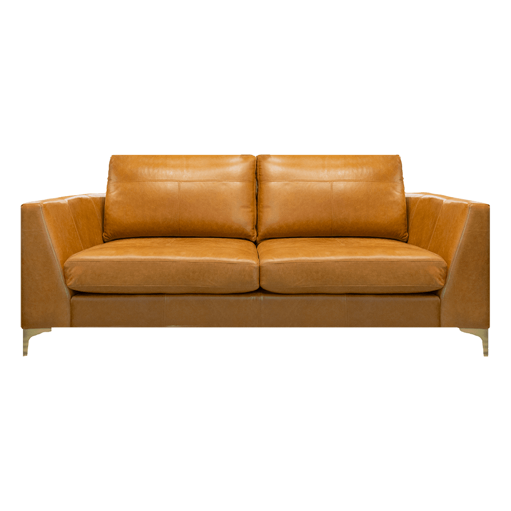 LEATHER BALTIMORE 3 SEATER MUSTANG TAN