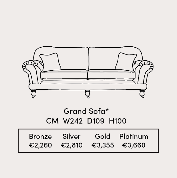 Alexandra Grand Sofa Specification