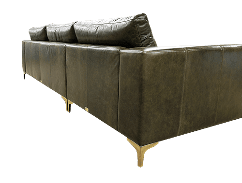 3 Seater Leather Lounger