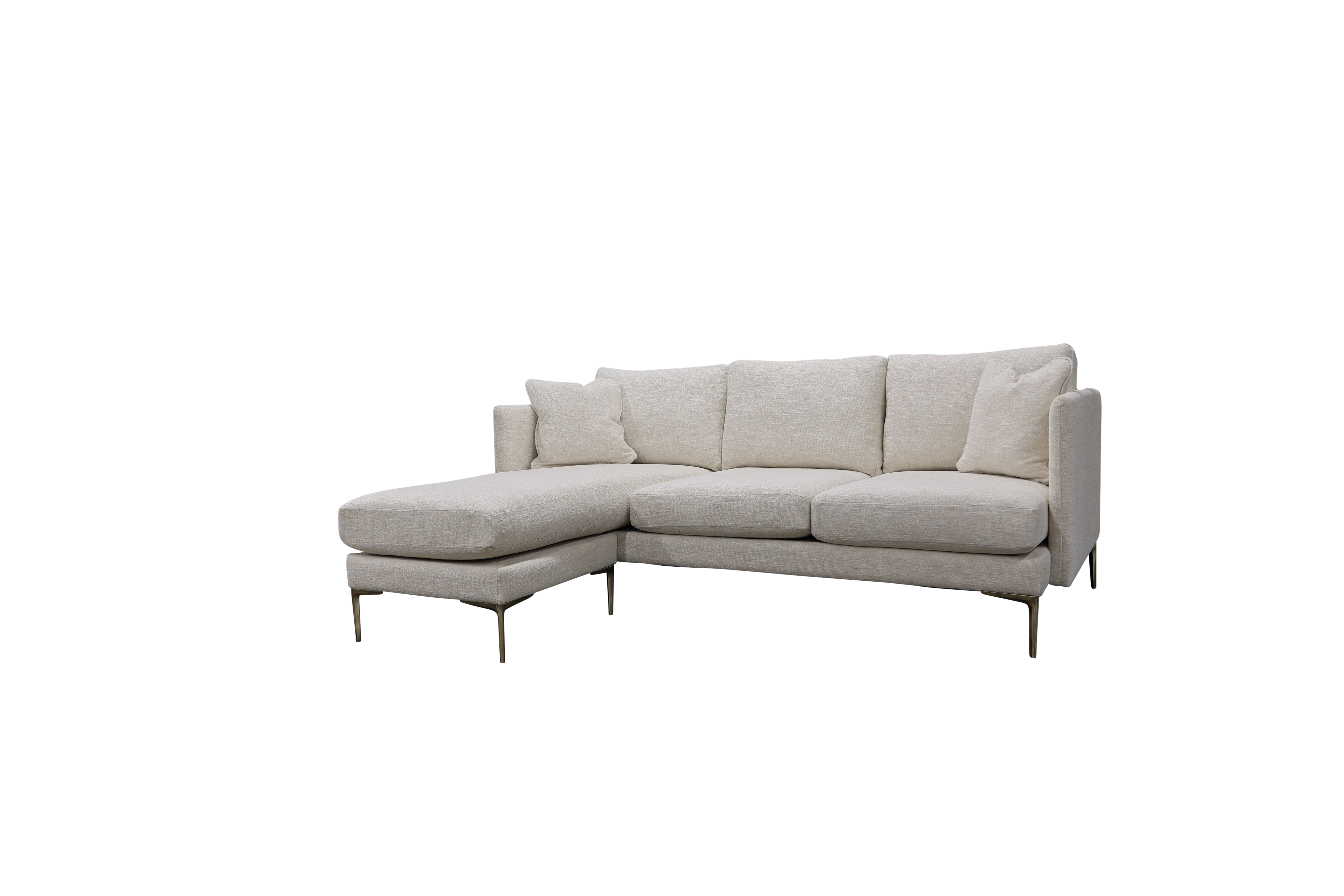 Marco Chaise End Sofa in Sadie Fog