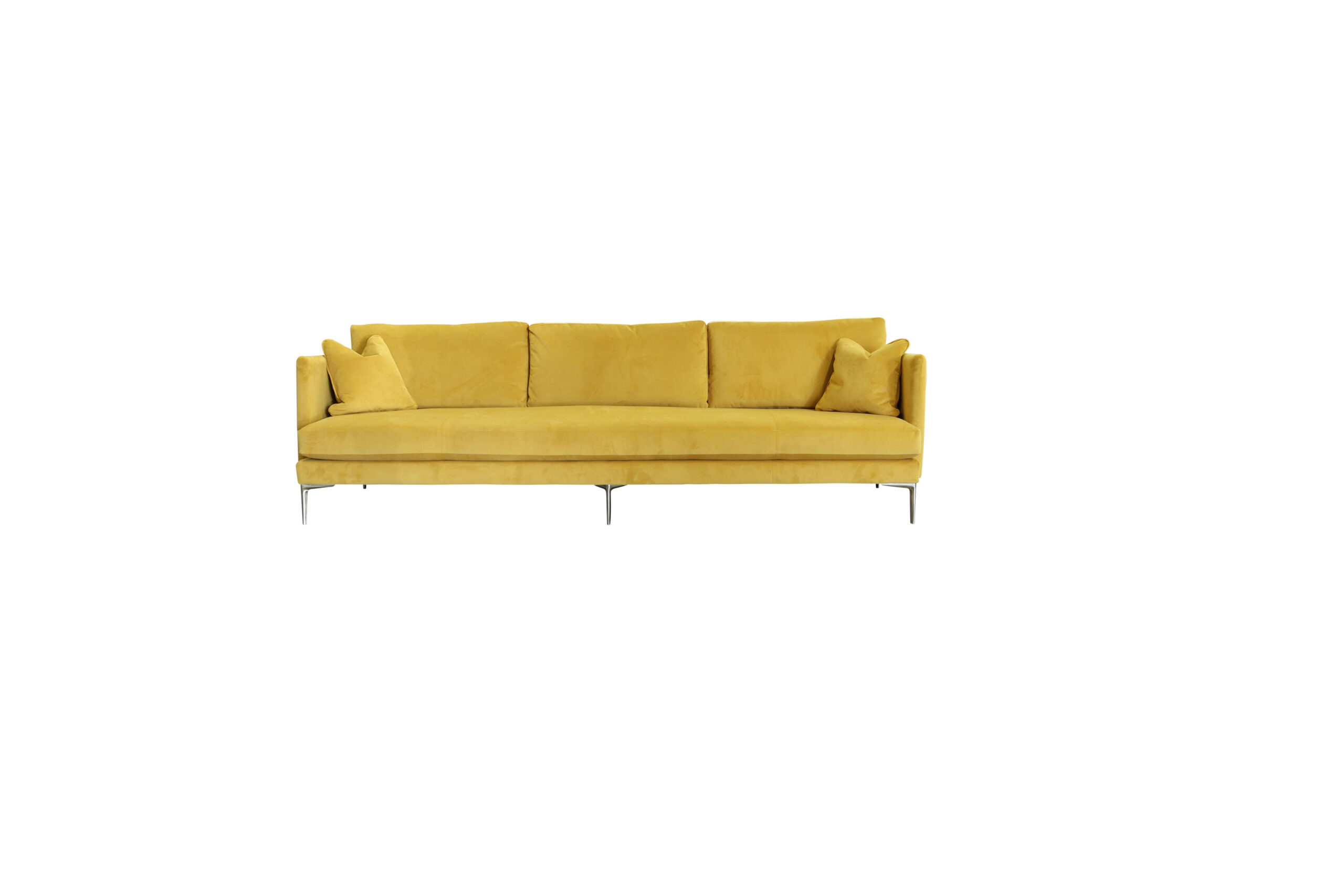 Marco Grand Sofa in Plush Tumeric