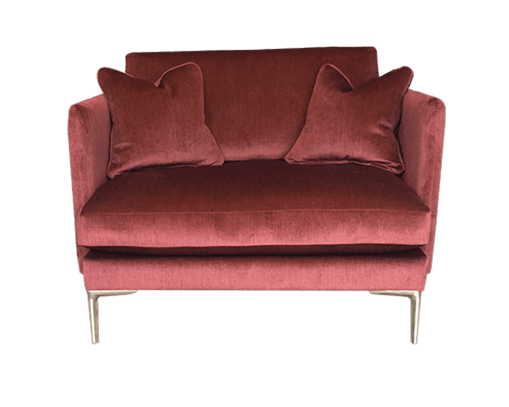 Marco Love Seat in Andes Umber
