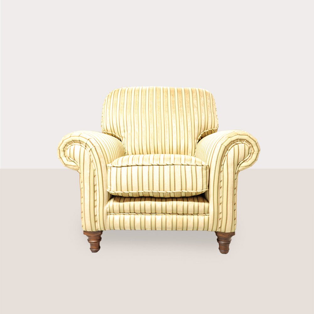 Finline Louis Chair in Semi Ramis Stripe