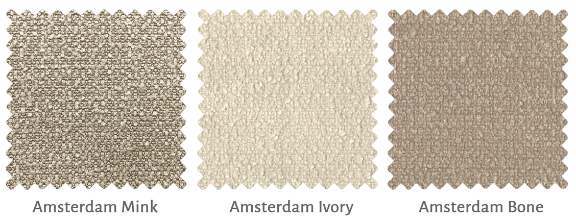 Finline, Amsterdam Mink Ivory and Bone Fabrics