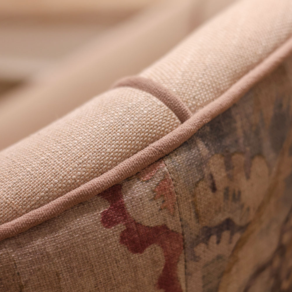 Odette Chair in Penny Multi and Antwerp Blush Piped