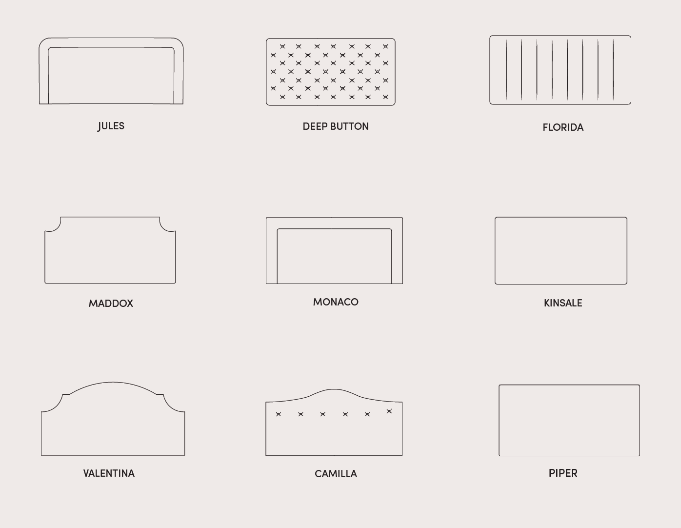Headboard Types