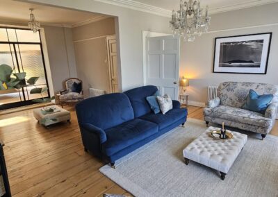The Willow Sofa & Deep Button Ottoman