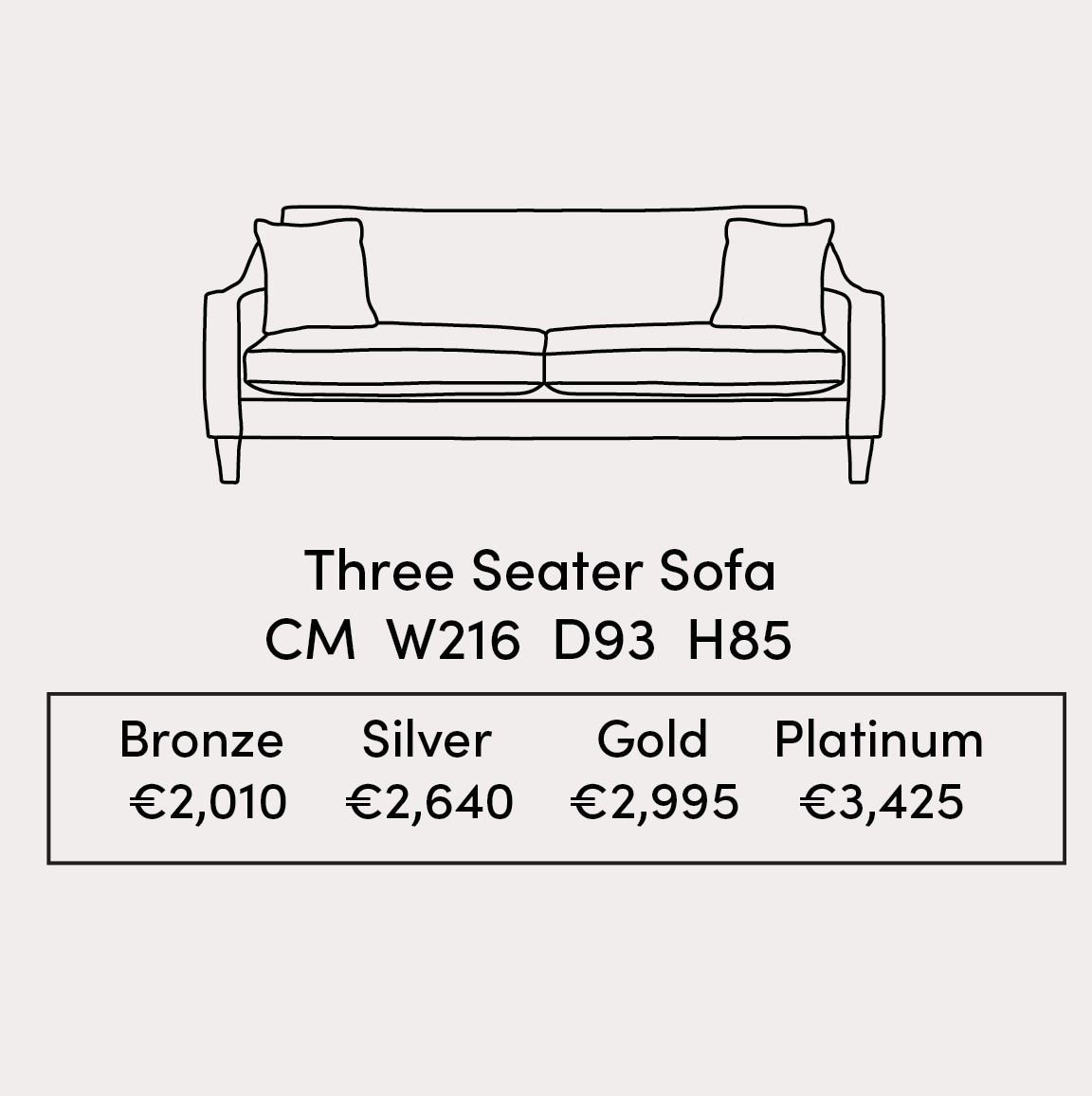 Harrison 3 Seater