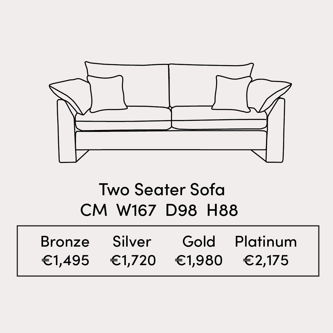 Felix 2 Seater Sofa