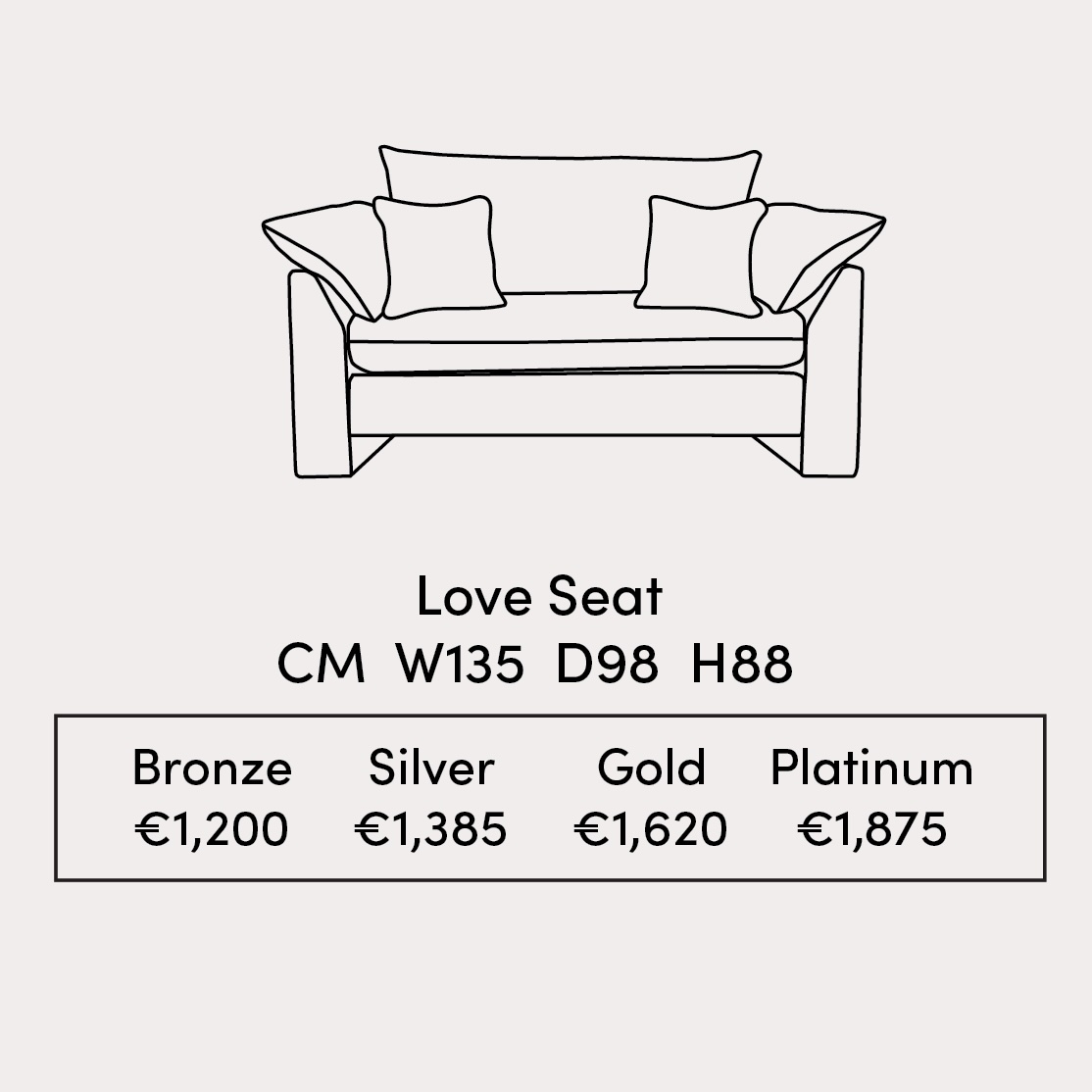 Felix Love Seat