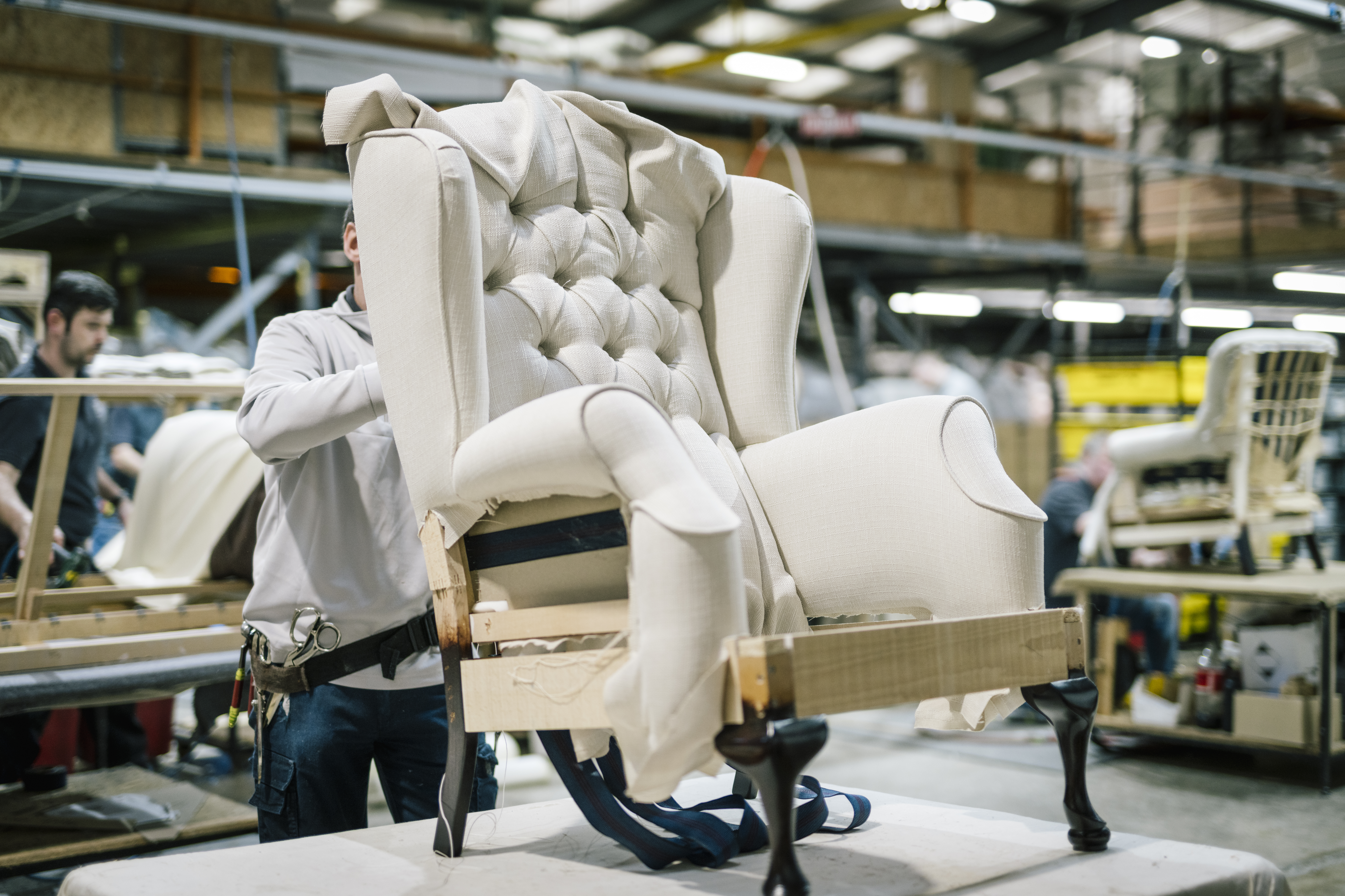 Recovery reupholstery service