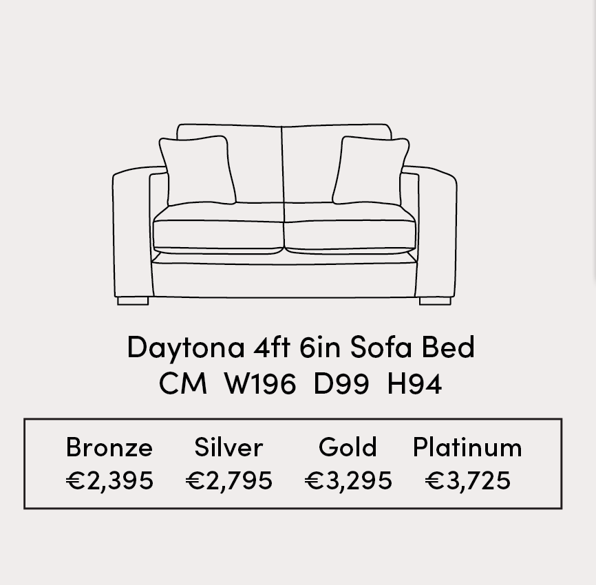 Daytona 4ft 6in Sofa Bed