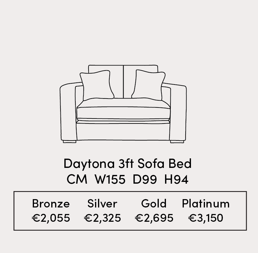 Daytona 3ft Sofa Bed