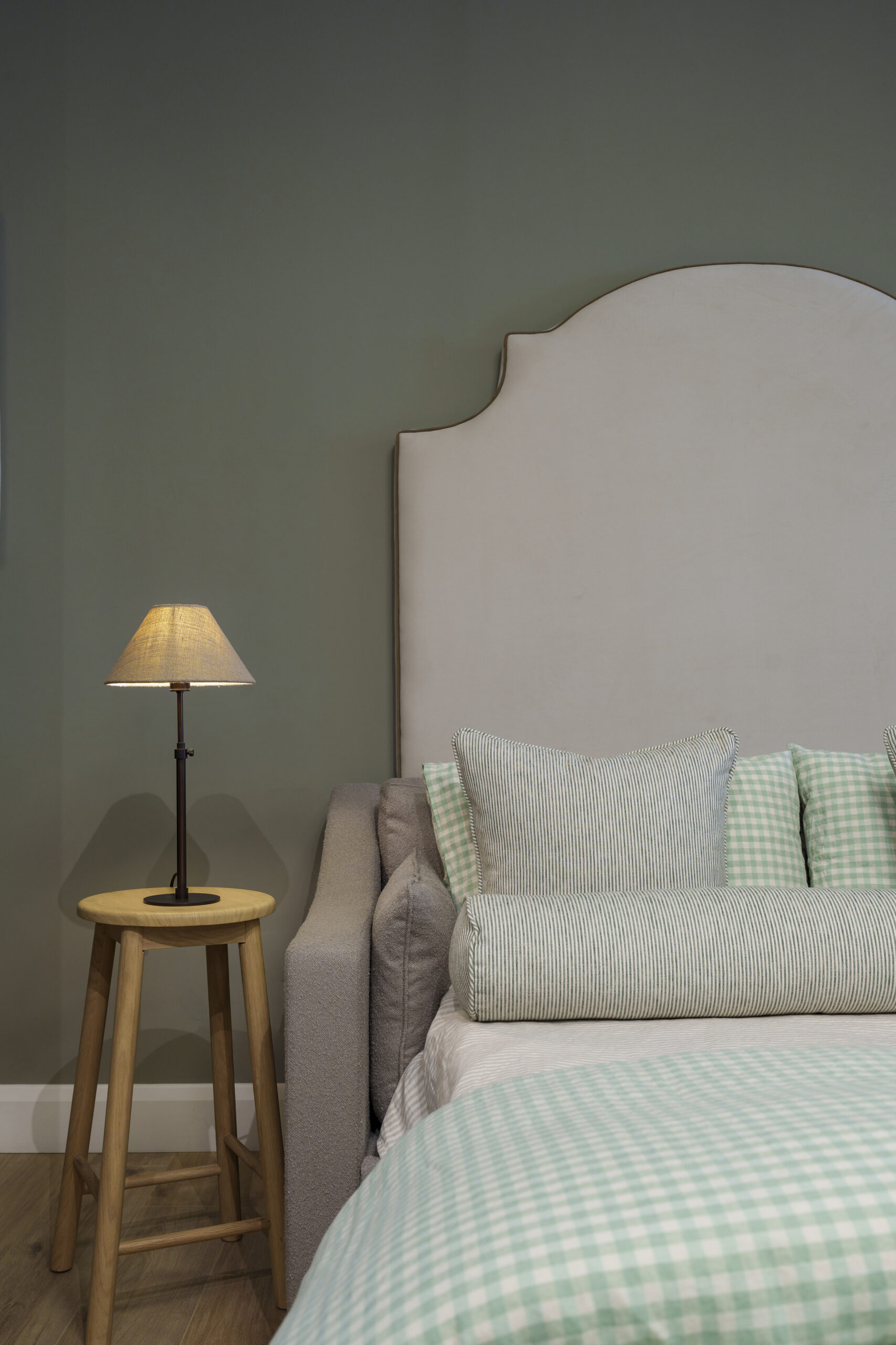 A Finline sofa styled in a living room